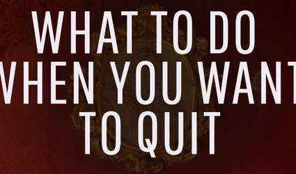 Letter to a student who wants to quit